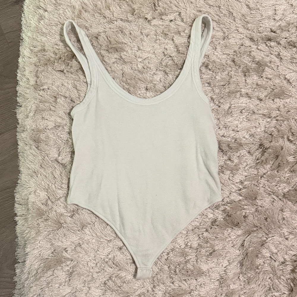 White One-Piece Bodysuit